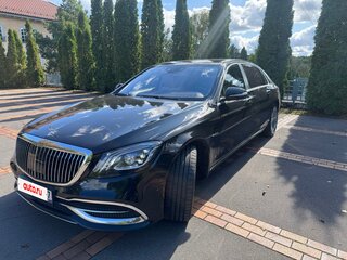 2018 Mercedes-Benz Maybach S-Класс 560 I (X222) Рестайлинг, чёрный, 4950000 рублей, вид 1