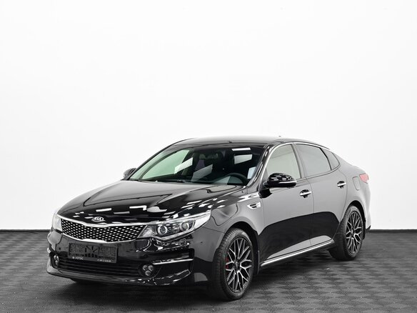 2018 Kia Optima IV Рестайлинг, чёрный, 1625000 рублей - вид 2