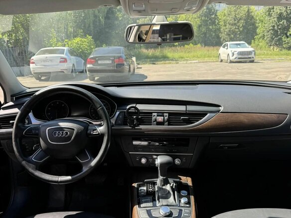 2014 Audi A6 IV (C7), чёрный, 1580000 рублей - вид 6