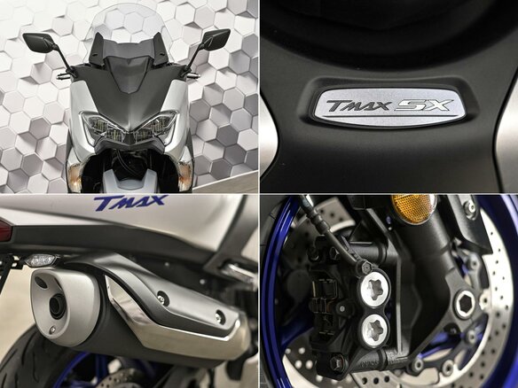2017 Yamaha TMAX, серебристый - вид 9
