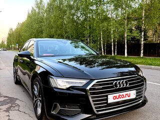 2021 Audi A6 45 TFSI V (C8), чёрный, 4350000 рублей, вид 4