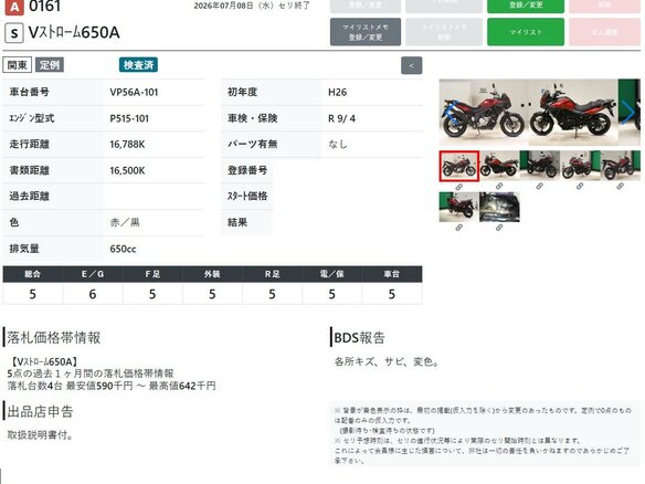 2014 Suzuki V-Strom DL 650, красный - вид 11