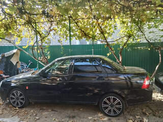 2010 Lada (ВАЗ) Priora I, чёрный, 250000 рублей, вид 1