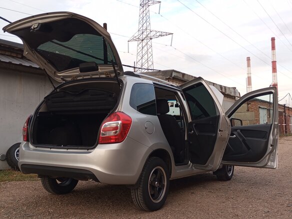 2015 Lada (ВАЗ) Kalina II, серебристый - вид 30