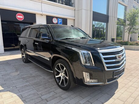 2015 Cadillac Escalade ESV IV, чёрный, 3850000 рублей, вид 3