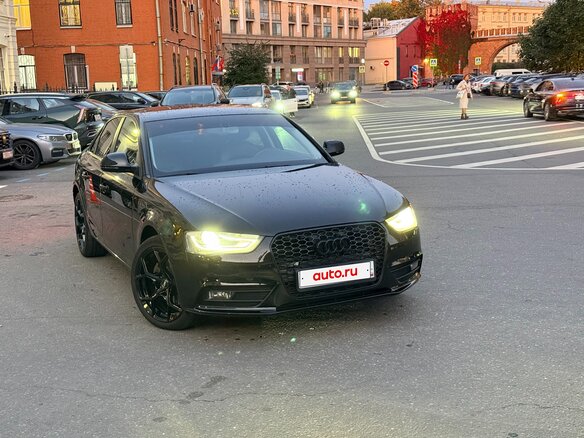 2015 Audi A4 IV (B8) Рестайлинг, чёрный, 1590000 рублей