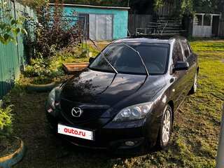 2006 Mazda 3 I (BK) Рестайлинг, чёрный, 450000 рублей, вид 4