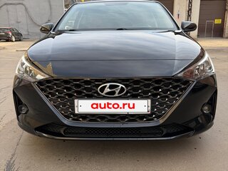 2022 Hyundai Solaris II Рестайлинг, чёрный, 1850000 рублей, вид 4