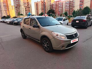 2012 Renault Sandero I, бежевый, 330000 рублей, вид 3