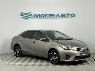 2013 Toyota Corolla XI (E160, E170, E180), бежевый, 870000 рублей, вид 3