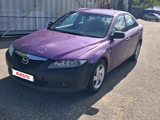 2002 Mazda 6 I (GG), фиолетовый, 199000 рублей, вид 1