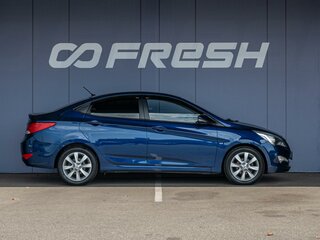 2015 Hyundai Solaris I Рестайлинг, синий, 1170000 рублей, вид 5