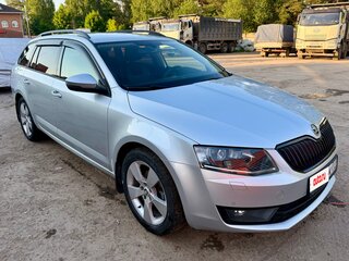 2014 Skoda Octavia III (A7), серебристый, 950000 рублей, вид 3