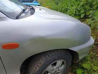 2005 Hyundai Santa Fe I, серебристый, 500000 рублей, вид 5
