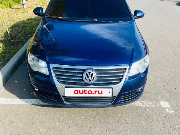 2008 Volkswagen Passat B6, синий, 520000 рублей