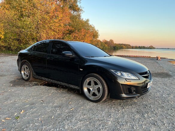 2008 Mazda 6 II (GH), чёрный, 1150000 рублей - вид 4