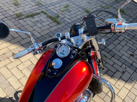 2002 Honda Shadow 750, красный, 515000 рублей, вид 5