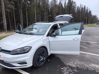 2018 Volkswagen Golf VII Рестайлинг, белый, 2150000 рублей, вид 3