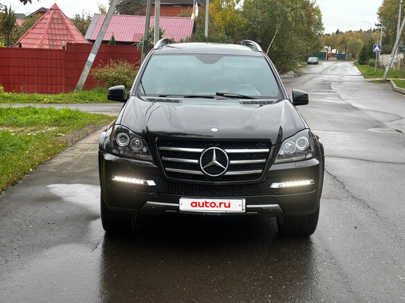 2012 Mercedes-Benz GL-Класс 350 I (X164) Рестайлинг, чёрный - вид 1