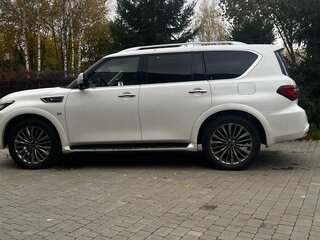 2018 Infiniti QX80 I Рестайлинг 2, белый, 3950000 рублей, вид 2