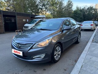 2014 Hyundai Solaris I Рестайлинг, серый, 1060000 рублей, вид 2