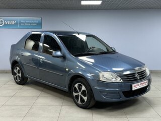 2013 Renault Logan I Рестайлинг, синий, 450000 рублей, вид 3
