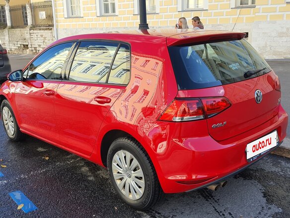 2013 Volkswagen Golf VII, красный - вид 6