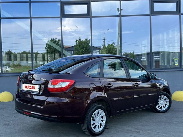 2017 Lada (ВАЗ) Granta I, красный, 439000 рублей - вид 5
