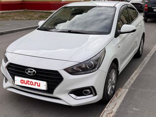2019 Hyundai Solaris II, белый, 1520000 рублей, вид 1