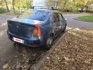 2011 Renault Logan I Рестайлинг, синий, 380000 рублей, вид 4