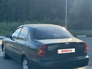 2008 Chevrolet Lanos I, чёрный, 145500 рублей, вид 5