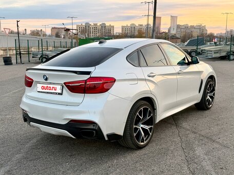2018 BMW X6 40d II (F16), белый, 3450000 рублей, вид 1