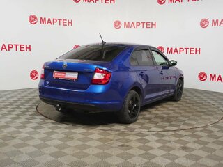 2017 Skoda Rapid I Рестайлинг, синий, 1055000 рублей, вид 5
