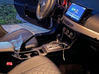 2012 Mitsubishi Lancer X Рестайлинг, серебристый, 650000 рублей, вид 4