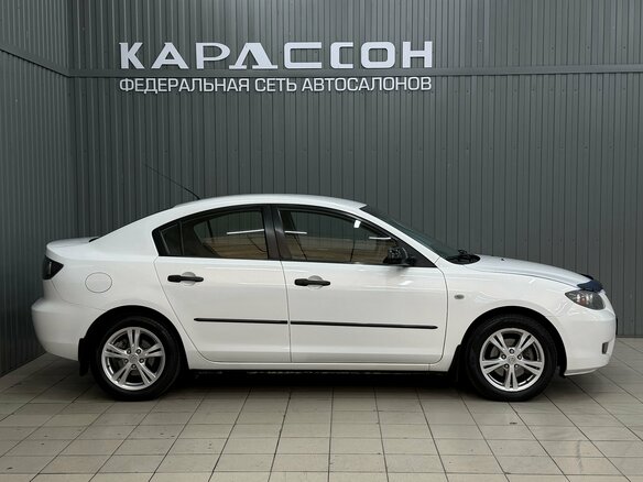 2008 Mazda 3 I (BK) Рестайлинг, белый - вид 5
