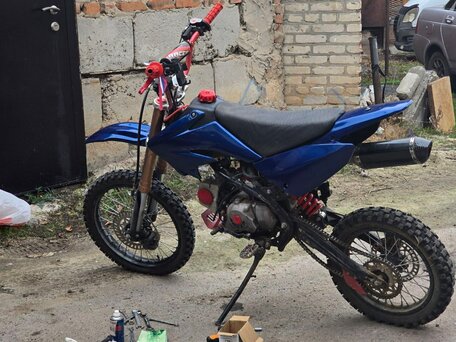 2018 Racer Pitbike 125/160, синий, 49990 рублей, вид 1