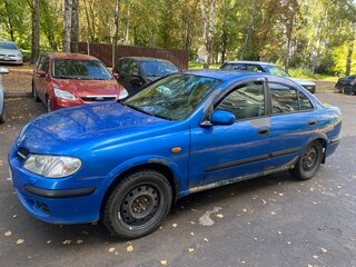 2001 Nissan Almera II (N16), синий, 190000 рублей, вид 1