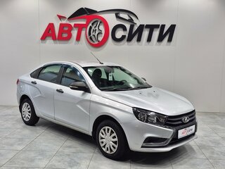 2016 Lada (ВАЗ) Vesta I, серебристый, 756000 рублей, вид 1