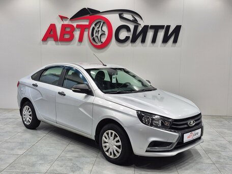 2016 Lada (ВАЗ) Vesta I, серебристый, 720000 рублей, вид 1