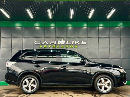 2014 Mitsubishi Outlander III Рестайлинг, чёрный, 1299000 рублей, вид 4