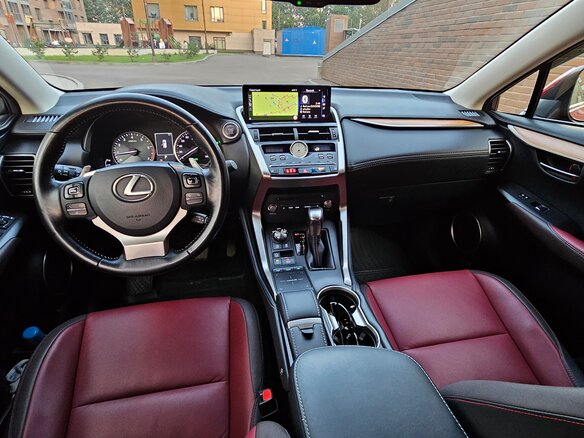 2019 Lexus NX 200 I Рестайлинг, красный, 3650000 рублей - вид 15
