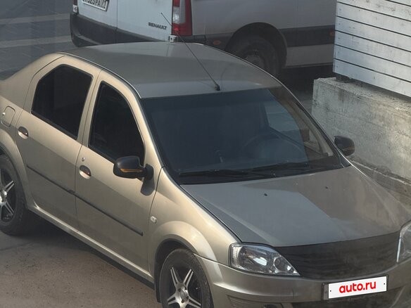 2012 Renault Logan I Рестайлинг, бежевый, 580000 рублей - вид 10