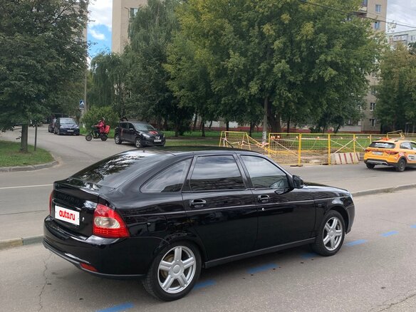 2011 Lada (ВАЗ) Priora I, чёрный, 417000 рублей - вид 3