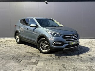 2017 Hyundai Santa Fe III Рестайлинг, серый, 2270000 рублей, вид 5