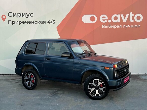 2016 Lada (ВАЗ) 2121 (4x4) I Рестайлинг, синий, 550000 рублей - вид 2