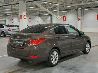 2016 Hyundai Solaris I Рестайлинг, коричневый, 1128000 рублей, вид 5