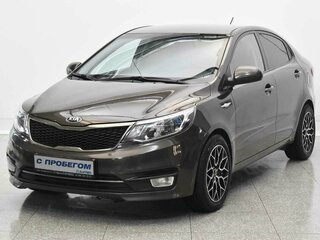 2016 Kia Rio III Рестайлинг, коричневый, 1000000 рублей, вид 1