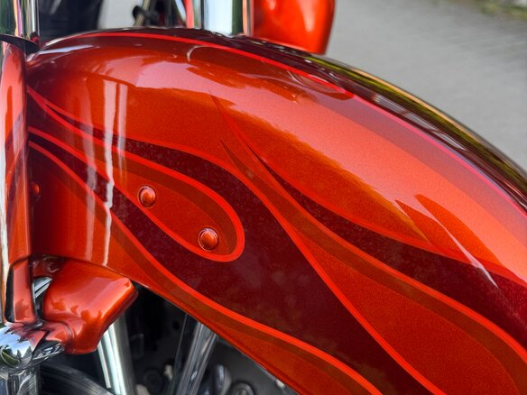 2010 Harley-Davidson CVO, оранжевый, 1150000 рублей - вид 24