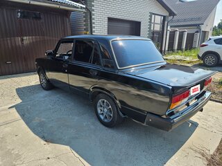 2004 Lada (ВАЗ) 2107, чёрный, 300000 рублей, вид 5