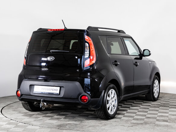 2015 Kia Soul II, чёрный - вид 4